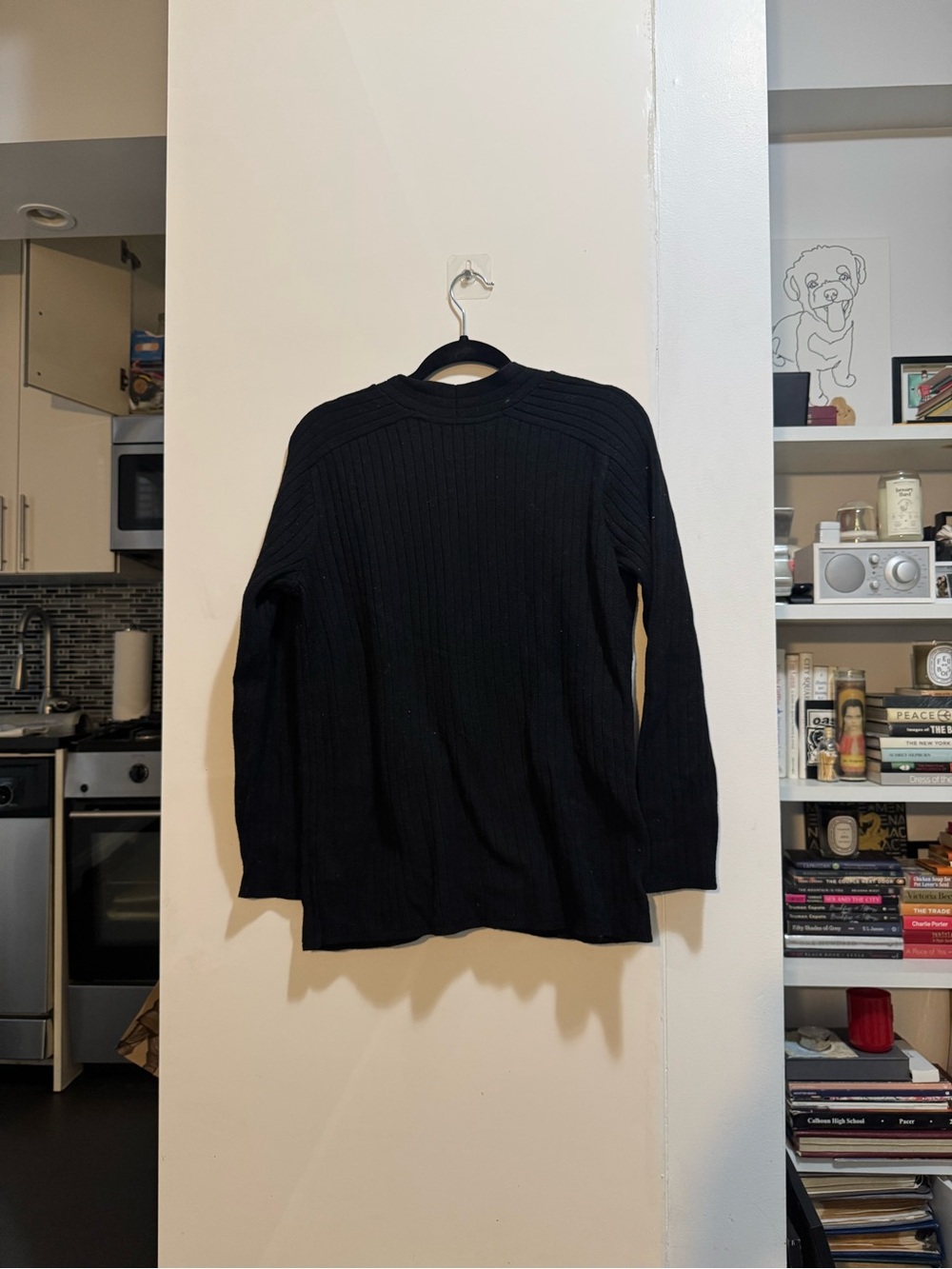 Black Ribbed Knit Set - Picture 4 of 4